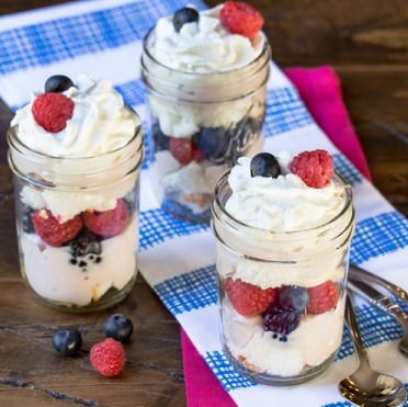 Reddi-wip® Mini Berry Trifles In A Jar